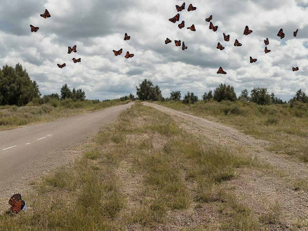 Butterflies Roadside Erica Flowers 8k Ultrarea Ijo6xmv0