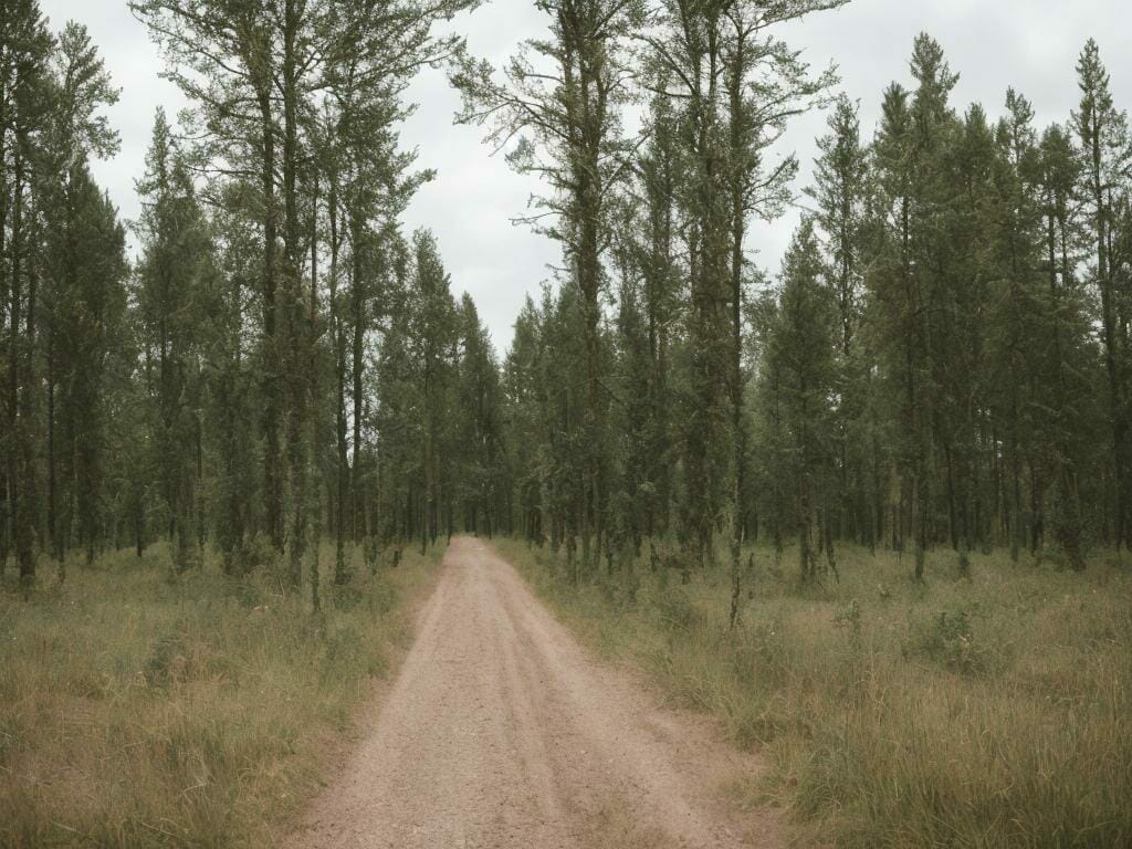 Forest Flax Fields 8k Ultrarealistic Photograp Inp4o5p0