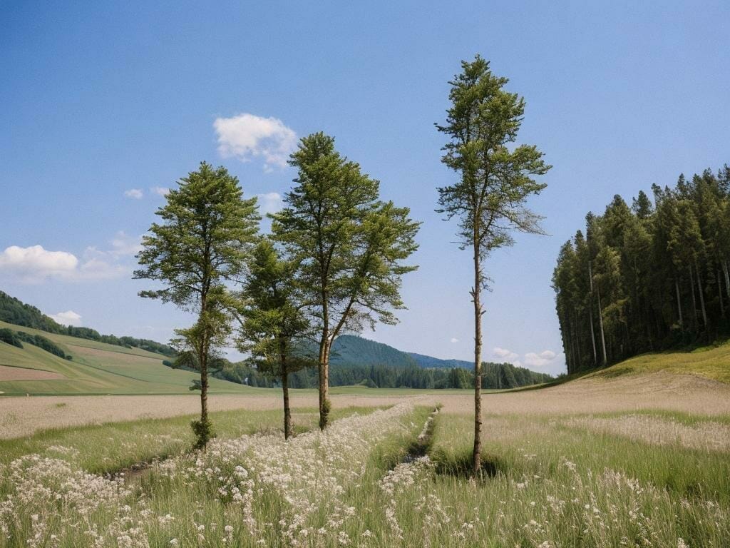 Mountain Flax Fields 8k Ultrarealistic Photogr Ikla5rv0