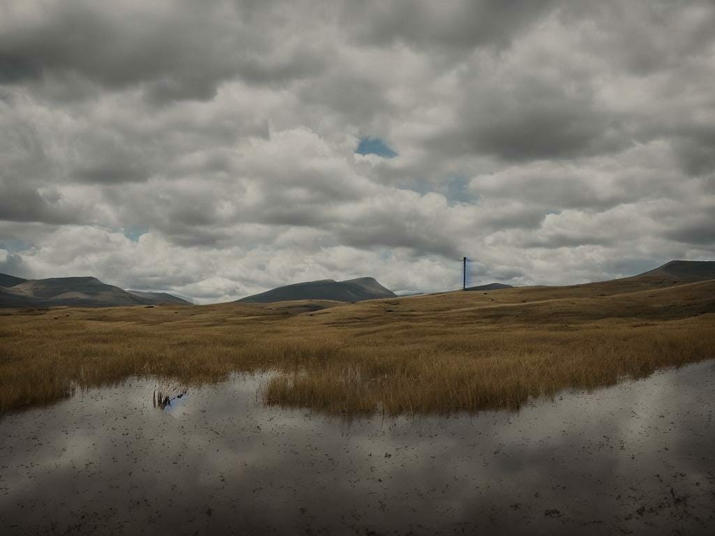 Mountain Flax Fields 8k Ultrarealistic Photogr Ikun1fm0