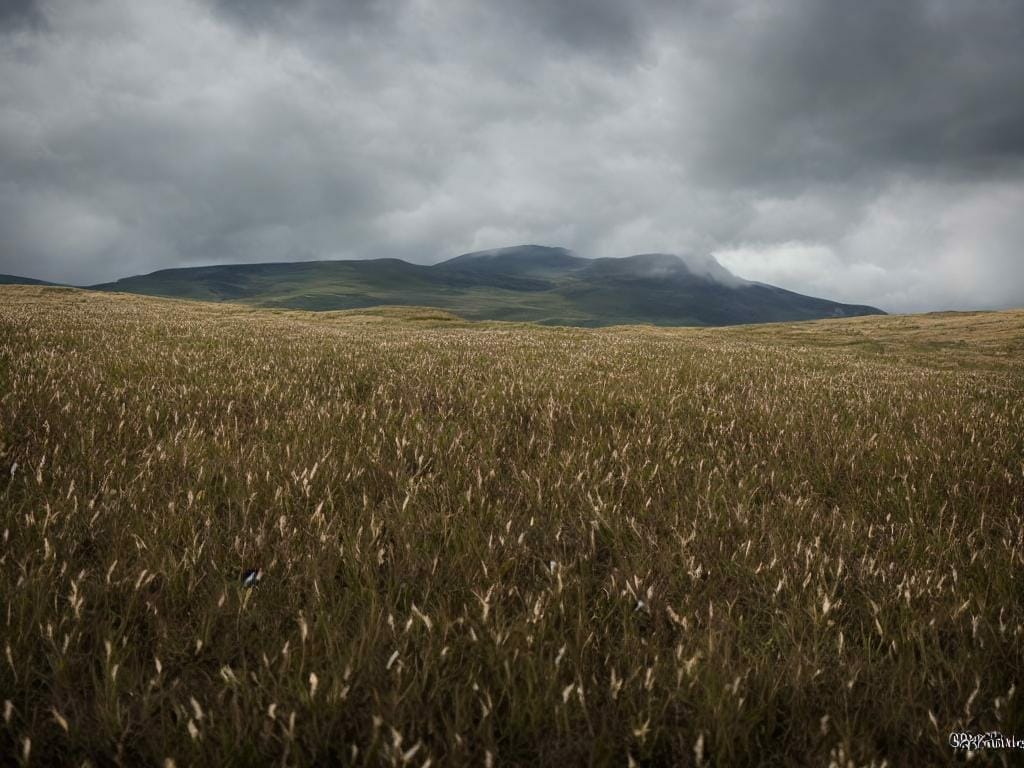 Mountain Flax Fields 8k Ultrarealistic Photogr Il0gskt0