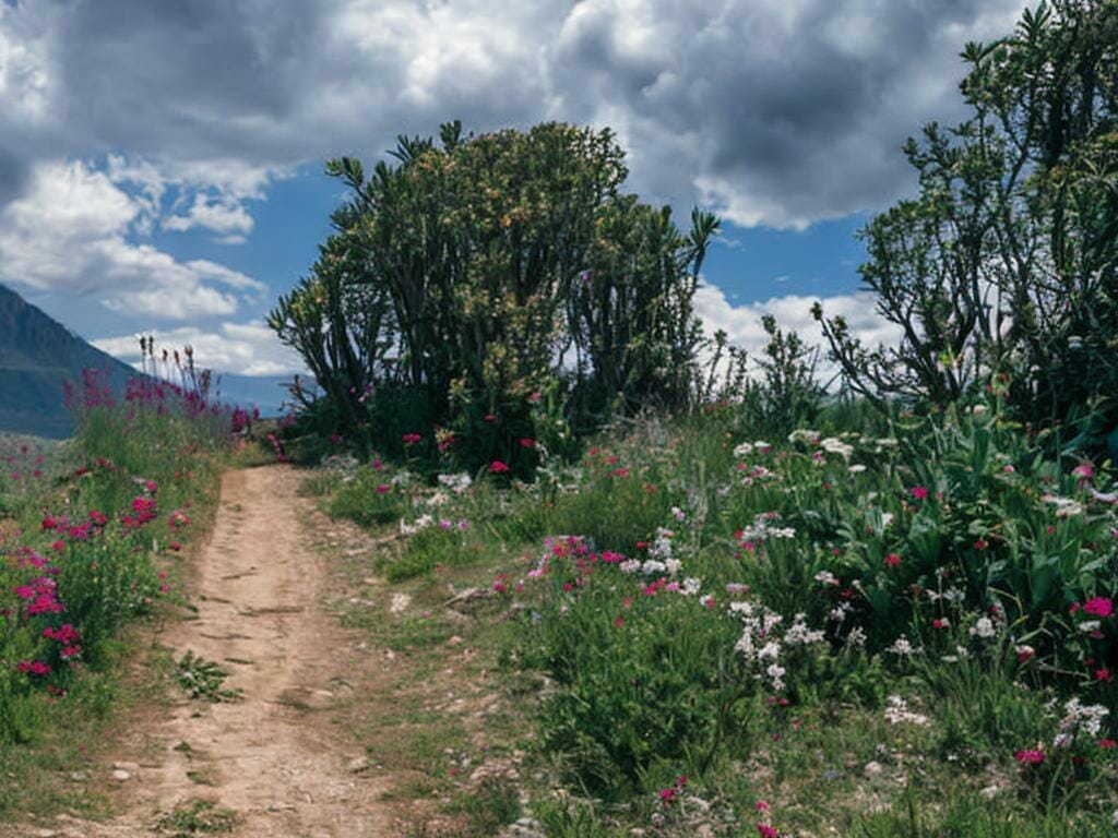 Roadside Erica Flowers 8k Ultrarealistic Photo Ijx4u3i0