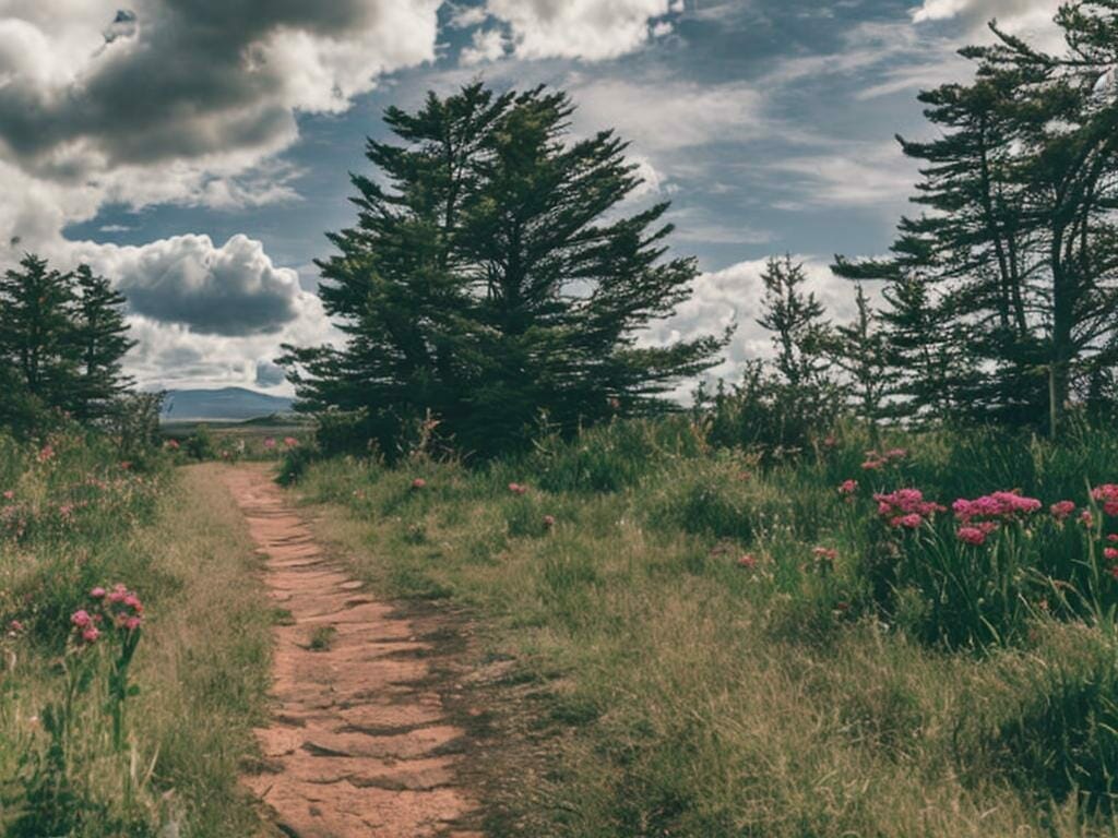 Roadside Erica Flowers 8k Ultrarealistic Photo Ik0dq4f0