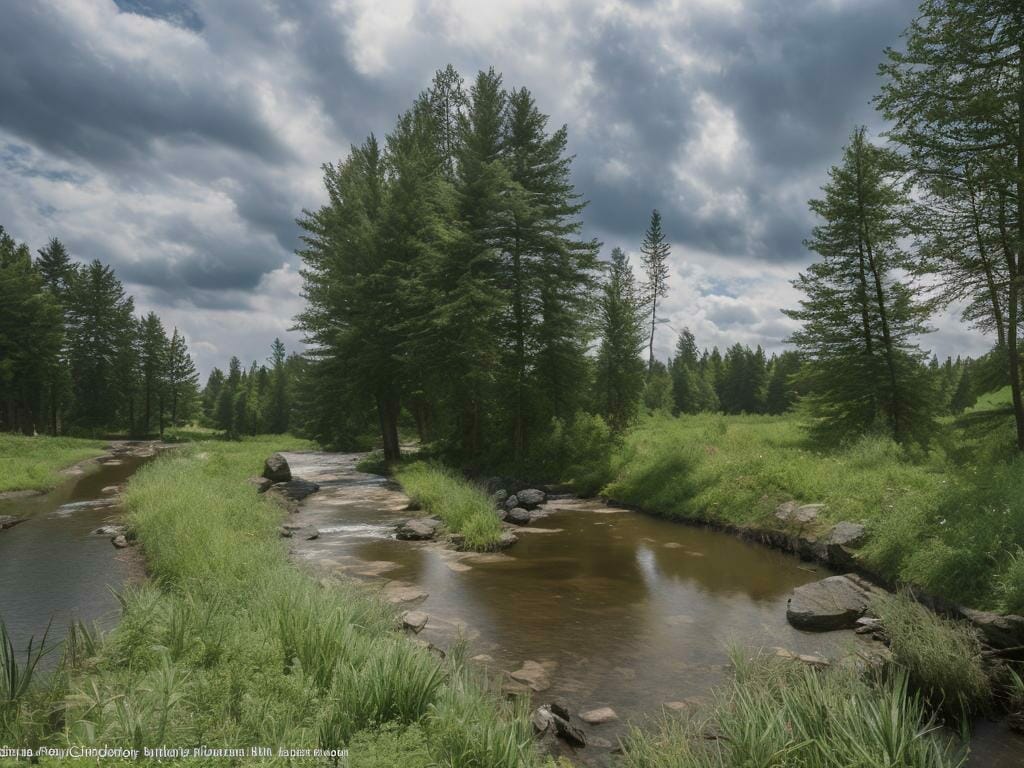 Small River Erica Flowers 8k Ultrarealistic Ph Ik2u1610